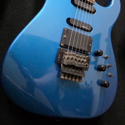Charvel Model 4 HSS with Rosewood Fretboard 1986 - 1989 - Cobalt Blue image 2