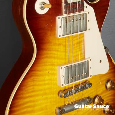 Gibson Custom Shop 59 Les Paul Joe Perry Signature Tom Murphy Aged Tobacco Burst 2013 (Cod.1721UG) image 10