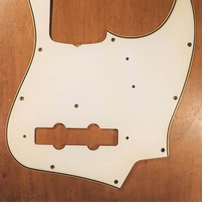 Fender Jazz Bass Pickguard 1967 - W/B/W, VG+ Condition image 1