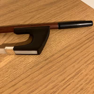 Double Bass German Frog Bow - Roy Collins - Pernambuco - 1/4 Size - Unique image 7
