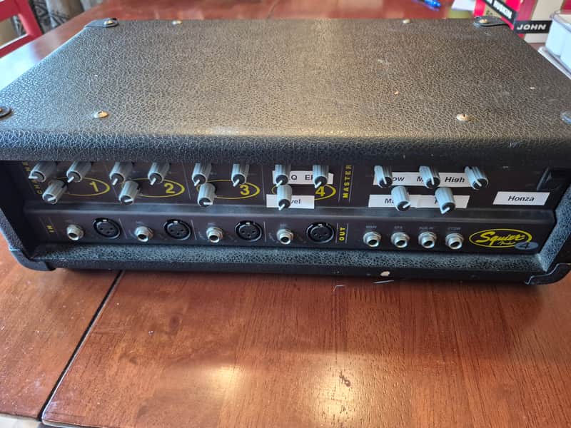 Squier 4 Channel Power Mixer Black image 1