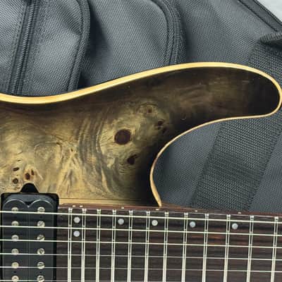 Ibanez Premium Line S Series saber S1070PBZ S1070 pbz 1070 Guitar with Gig Bag 2023 - Charcoal Black Burst image 3
