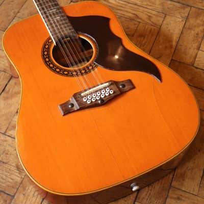 (Players Guitar - Few Lacquer Cracks) Vintage Eko Ranger XII c.1970 image 6