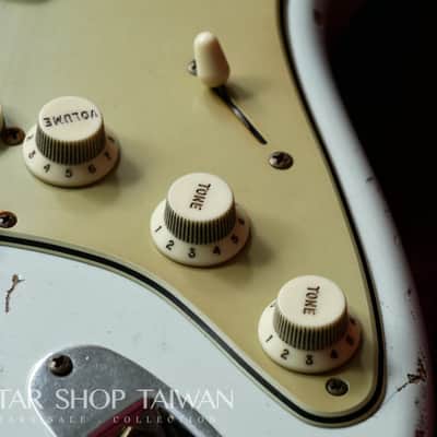 Fender Custom Shop John Cruz 1959 Hardtail Stratocaster Heavy Relic-Sonic Blue image 12