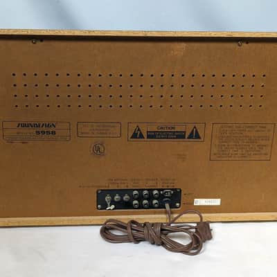 Vintage Soundesign Compact System Model 5958 AM/FM Stereo Receiver, Cassette Recorder, 8-Track Player image 9