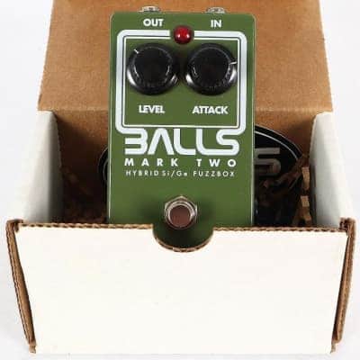 Balls Effects Mark Two Hybrid Si/GE Fuzz Fuzzbox Electric Guitar Effect Pedal *Recently Discontinued* image 1