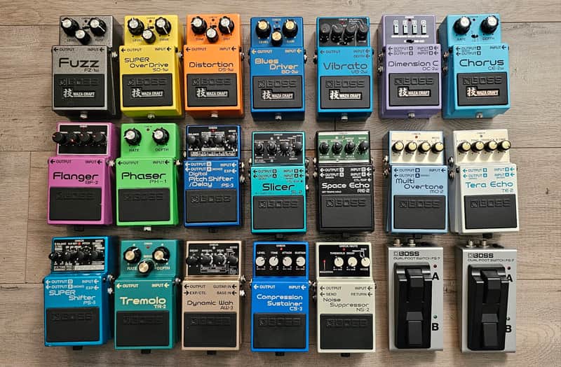 Boss Guitar Pedal LOT / 21 PEDALS! image 1