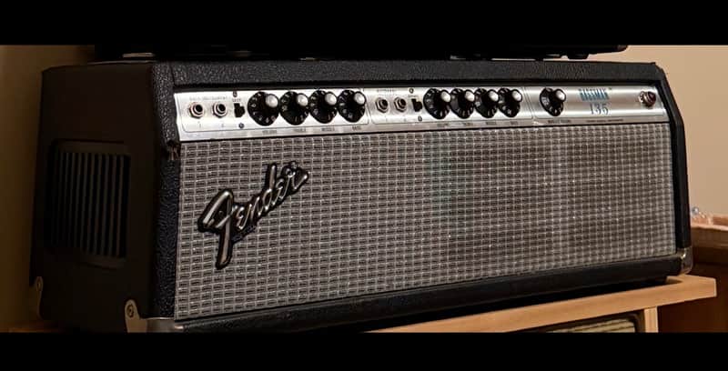 Fender Bassman 135 2-Channel 135-Watt Guitar Amp Head 1977 - 1980 - Silverface image 1