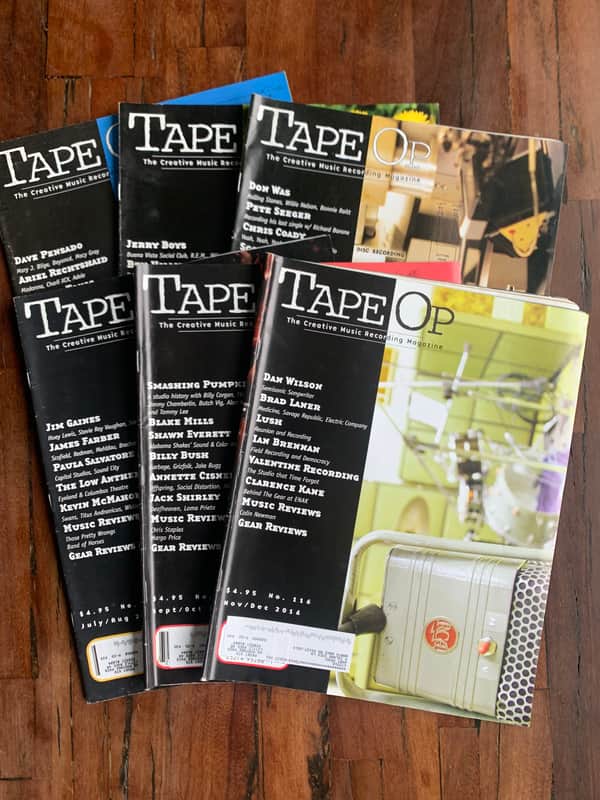 Tape Op Magazine 6 Back Issues 2016 #111, 112, 113, 114, 115, 116 image 1