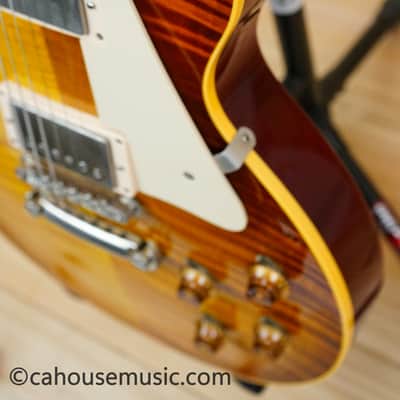 Gibson Custom Shop Historic Collection '59 Les Paul Standard Flametop Reissue 1995 - Iced Tea Burst image 10