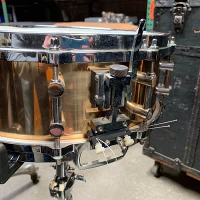 Clevelander 14" x 5" Solid Brass Snare Drum image 2