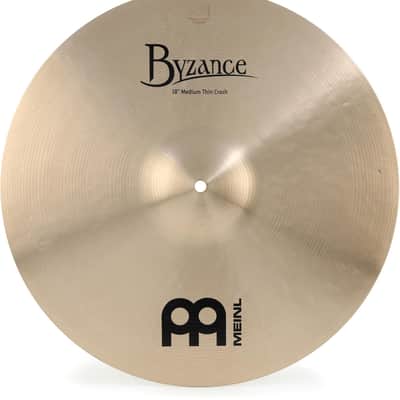 Meinl Cymbals Byzance Traditional Medium Thin Crash Cymbal - 18 inch image 1
