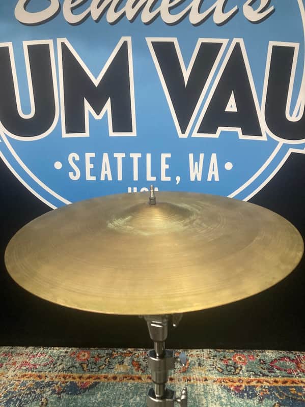 Bun E. Carlos, Cheap Trick Zildjian - 18" A Medium Thin Crash Cymbal, Used on Tour, Signed! (#T 11)  1970's image 1