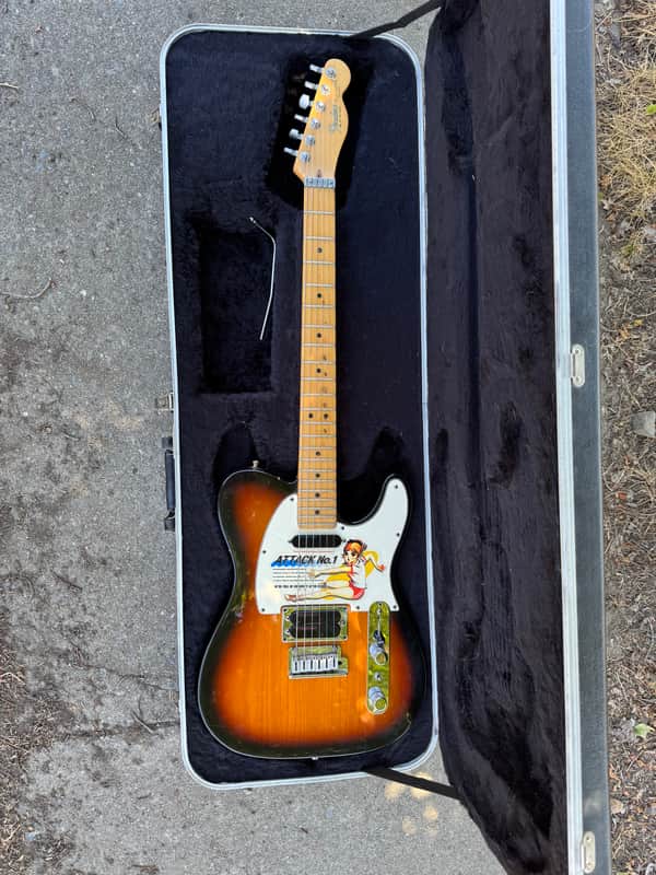 Fender Telecaster Plus Deluxe with Maple Fretboard 1990 - 1992 - Antique Burst
