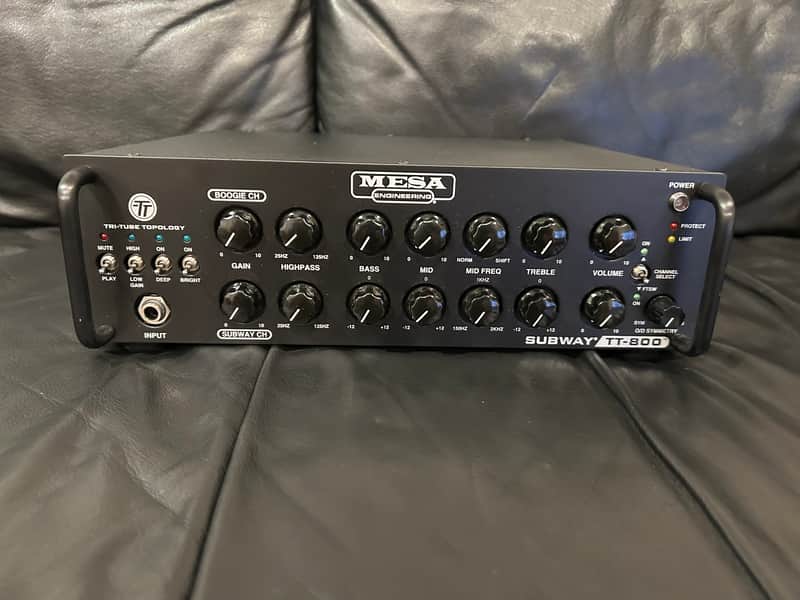 Mesa Boogie Subway TT-800 2-Channel 800-Watt Bass Amp Head 2020 - Present - Black image 1