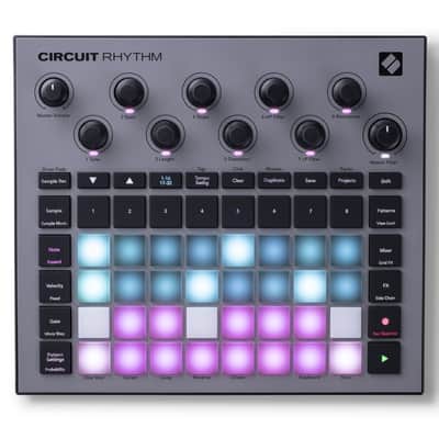 NOVATION Circuit Rhythm Standalone Sampler and Groove Production Workstation NEW - GRAY image 2