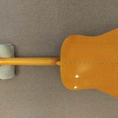 Rare 1974 Madeira by Guild A-30M Flame Maple Dreadnaught image 4