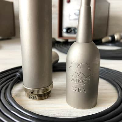 1969 Matched Pair Of AKG C28/C30A Nuvistor Tube Mics w/AKG CK28 Capsule & AKG N12 PSU image 12