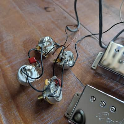 Fender Deluxe Telecaster Reissue Pickup Set With Control Harness Nickel EXCELLENT image 8