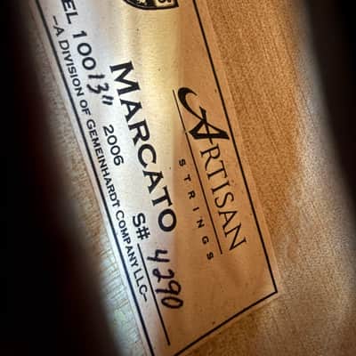 Artisan Strings Marcato Model 100 13" Viola Outfit (2006) w/ Bow & Case – Serial #4290 image 2