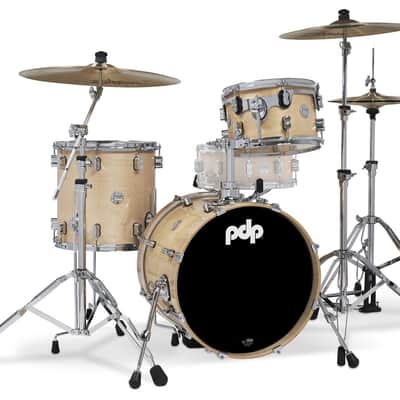PDP Concept Maple Series 3-Piece Bop Shell Pack - Natural Lacquer image 2