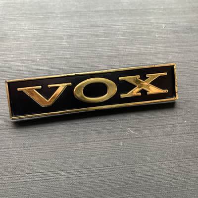 Vox Logo for Royal Guardsman / Scorpion /  Buckingham Super Reverb etc.. 60' 70's - Black & Gold image 2