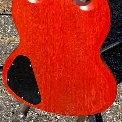 2002 Gibson SG Special Faded W/Ebony Fretboard and Crescent Moon Inlays Heritage Cherry image 6