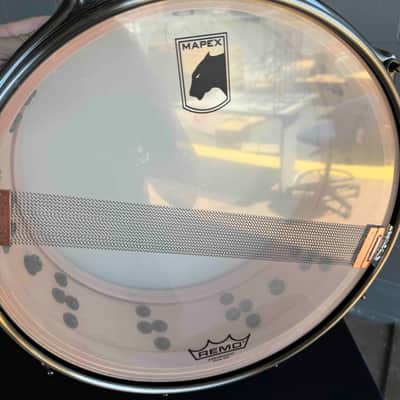 ~PROTOTYPE!~ Mapex Jeff Hamilton Signature 6x14 Mahogany 'Maximus' Snare Drum in Gloss Black Lacquer with Brushed Black Nickel Hardware (Split Lug Design) image 5
