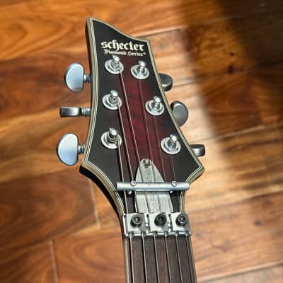 Schecter C-1 Platinum FR S Sustainiac 2017 - 2021 - Crimson Red Burst Satin image 10