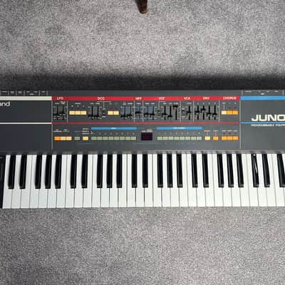 Roland Juno-106 61-Key Programmable Polyphonic Synthesizer 1984 - 1985 - Black