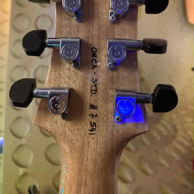 Nik Huber Orca Korina White Limba Neck Repair RARE image 7