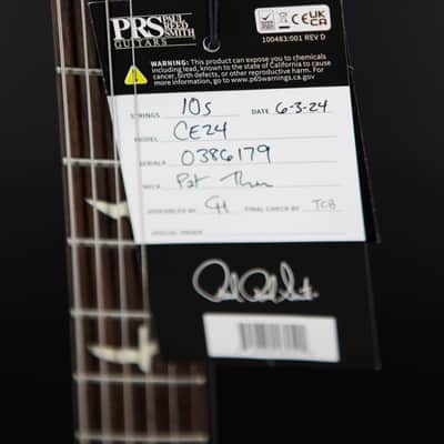PRS CE 24 2024 - Present - Black Amber image 7