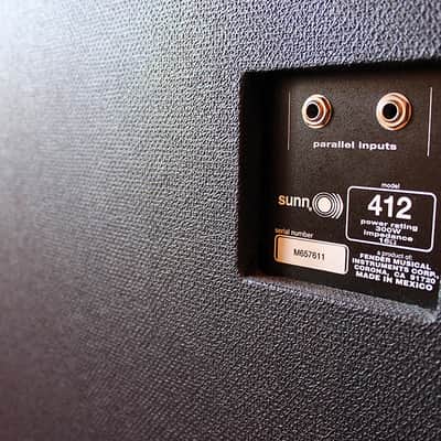 Sunn 412 300 Watt Guitar Cabinet 4x12 Bass Cab Fender Celestion G12T-75 Model T 300T 1200s Beta Lead image 10