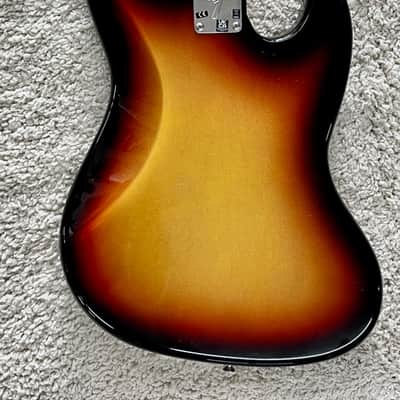 Fender American Vintage II 1966 Jazz Bass Left-Hand, 3-Color Sunburst + Case image 5