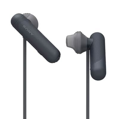 Sony WI-SP500 Wireless in-Ear Sports Headphones, Black (WISP500/B) with Hardshell Earphone Case image 4