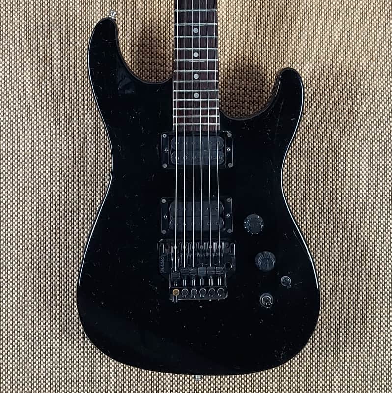 Fender HM Stratocaster 1989 RARE Blackstone Finish Very Clean (144) image 1