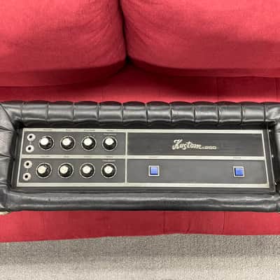 Kustom K250-1 Bass Amp Head 1970’s - Black Tuck & Roll image 1