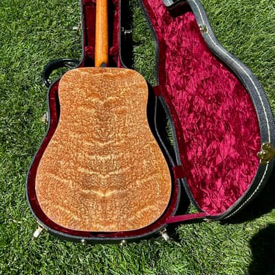 Northwood FB80D Dreadnought 2007 - Redwood top Pommele Bubinga back and sides image 10