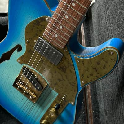 Paoletti Nancy Thinline with Humbucker Unplayed NOS Guitar image 6