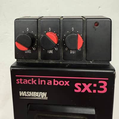 Washburn SX:3 Stack In The Box Distortion Rare Vintage Guitar Effect Pedal image 2