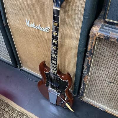 Vintage Gibson SG 1969 - factory Maestro / Walnut image 11