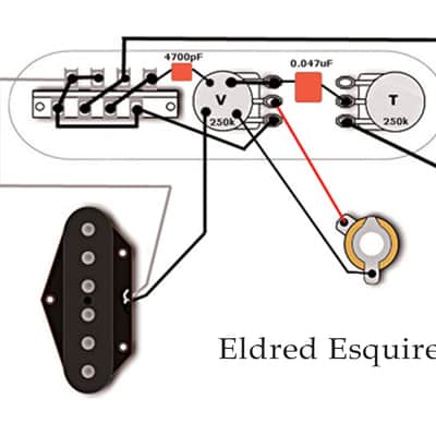 Carparelli ESQUIRE WIRING HARNESS (ELDRED MOD) Chrome image 10