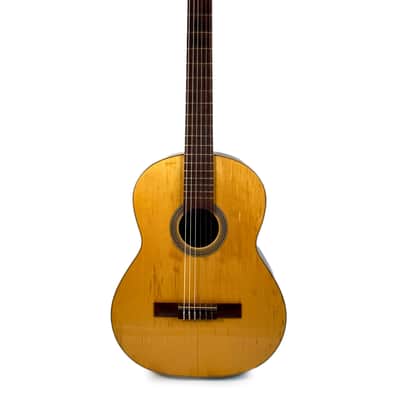 French Luthier Classical Guitar Natural 1960's image 11