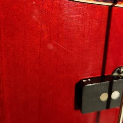Squier 2006 Affinity Jazz Bass Red Burst image 9