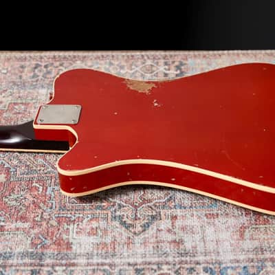 Castedosa El Halcón Baritone - 2025 - Aged, Trans Candy Apple Red. Ron Ellis JM Pickups. NEW, (Authorized Dealer) - image 14