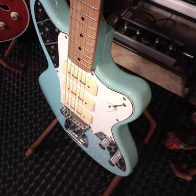 Jay Turser Surfmaster *PRO SETUP & SHIELDED*2000s - Powder Blue image 5