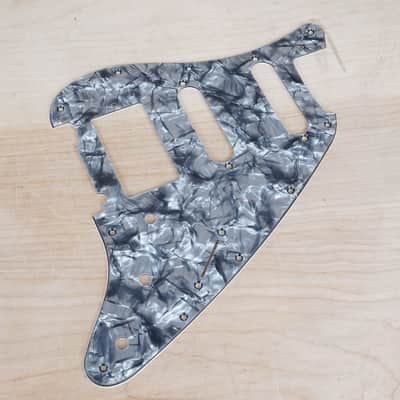 Tokai HSS Pickguard Grey Pearloid Music Man Style image 1