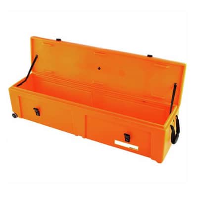 Hardcase HNP48WO 48" Hardware Case With Wheels Orange image 4