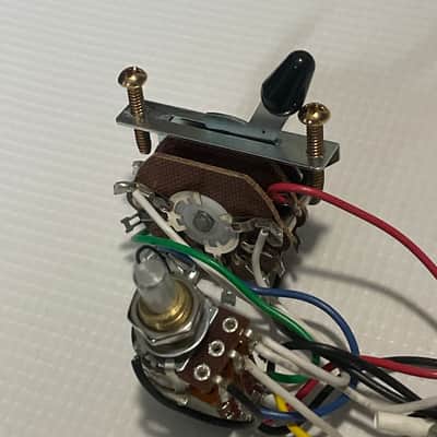 2010's Era MIM Charvel San Dimas Pro Mod Style 1 Guitar Complete Electronics Wiring Volume Pot Jack image 7
