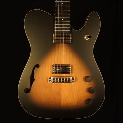 Gronlund #132. Set Neck Telecaster. Semi Hollow. TV Jones Supertron Pickups. Tonepros Bridge. image 4